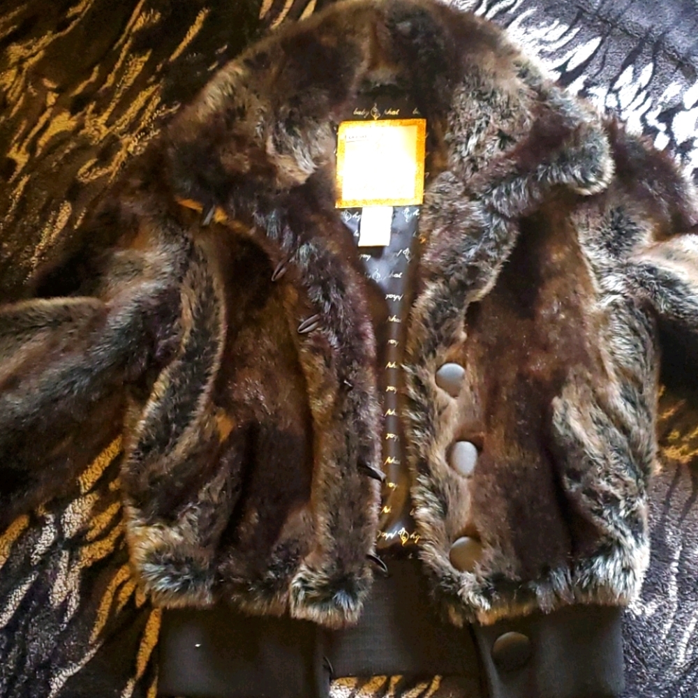 Baby Phat faux fur jacket